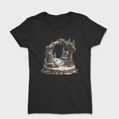 Christmas Ornament Treehouse, Tricou Femei