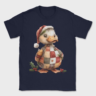 Christmas Patchwork Duck, Tricou Barbati (Unisex)