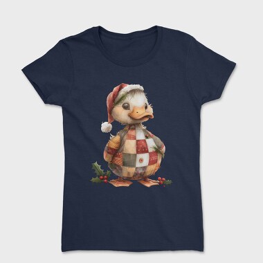 Christmas Patchwork Duck, Tricou Femei