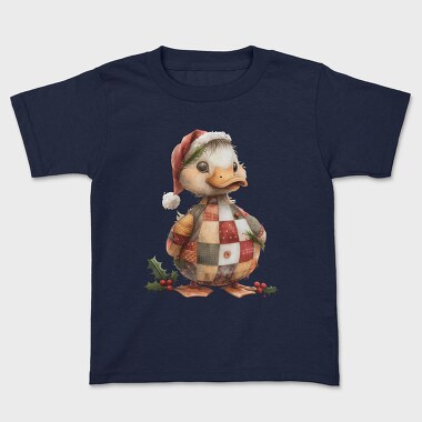 Christmas Patchwork Duck, Tricou Copii