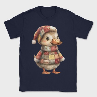 Christmas Patchwork Duckie, Tricou Barbati (Unisex)
