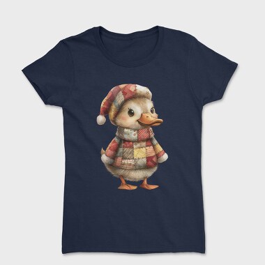 Christmas Patchwork Duckie, Tricou Femei