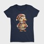 Christmas Patchwork Duckie, Tricou Femei