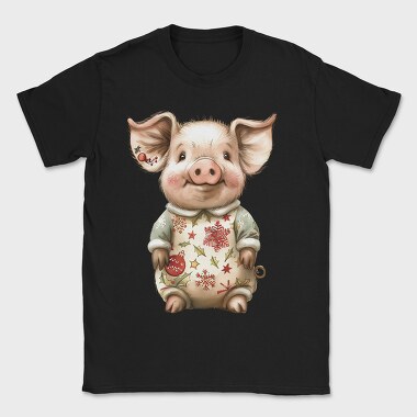 Christmas Pig Jacket, Tricou Barbati (Unisex)