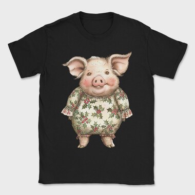 Christmas Pig Ornament, Tricou Barbati (Unisex)
