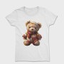 Christmas Quilt Bear Winter Love, Tricou Femei