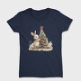 Christmas Rabbit Tree, Tricou Femei