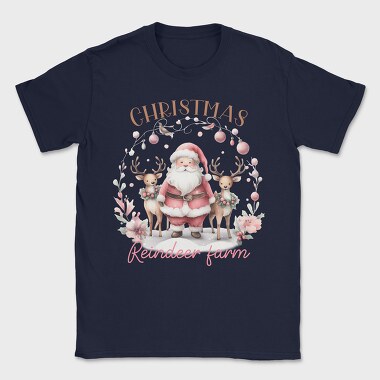 Christmas Reindeer Farm, Tricou Barbati (Unisex)