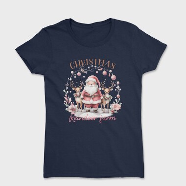 Christmas Reindeer Farm, Tricou Femei
