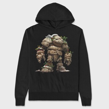 Christmas Rock Giant, Hanorac Oversize Barbati (Unisex)