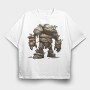 Christmas Rock Giant, Tricou Oversize Barbati (Unisex)