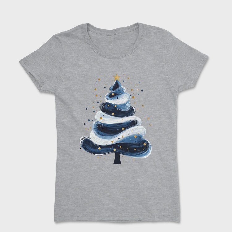 Christmas Serenity Tree, Tricou Femei