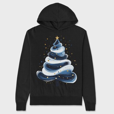 Christmas Serenity Tree, Hanorac Oversize Barbati (Unisex)