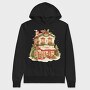 Christmas Shop Snow, Hanorac Oversize Barbati (Unisex)