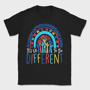 Puzzle Hands Different, Tricou Barbati (Unisex)