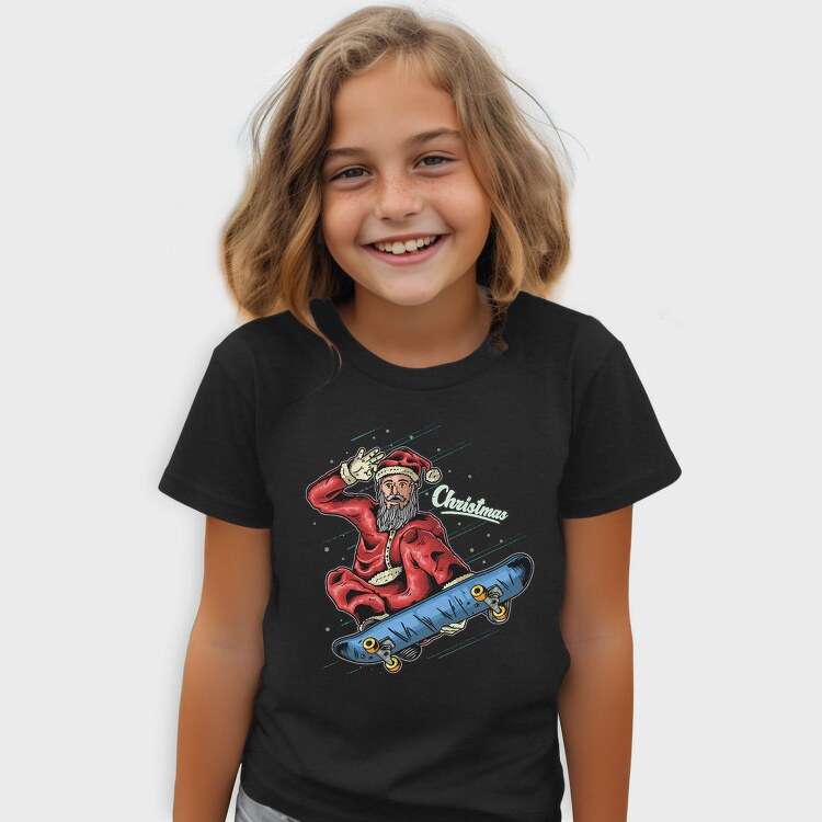 Santa Skateboarding, Tricou Copii