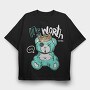 Royal Teddy Yes, Tricou Oversize Barbati (Unisex)