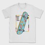 Skate Hard Yeah, Tricou Barbati (Unisex)