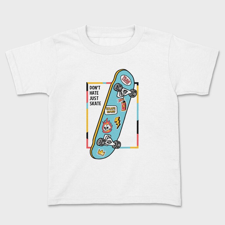 Skate Hard Yeah, Tricou Copii