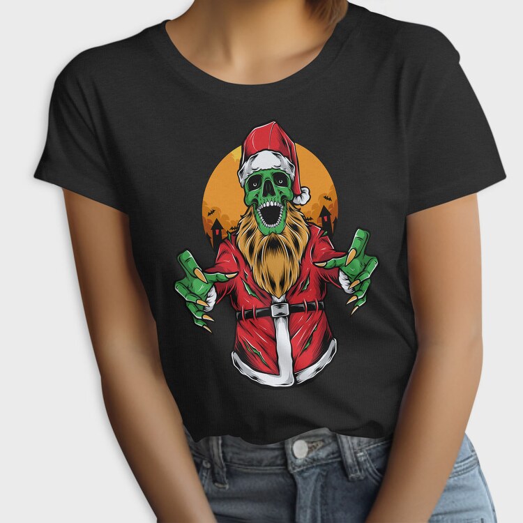 Santa Skull Horror, Tricou Femei