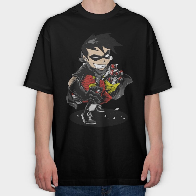 Batman Robin, Tricou Oversize Barbati (Unisex)