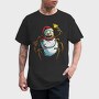 Santa Skull Nightmare, Tricou Barbati (Unisex)