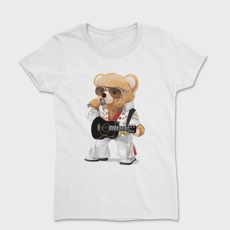 Teddy Elvis Guitar, Tricou Femei