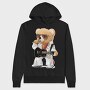Teddy Elvis Guitar, Hanorac Oversize Barbati (Unisex)