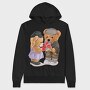 Teddy Love Bouquet, Hanorac Oversize Barbati (Unisex)