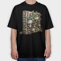Christmas Mistletoe Mushrooms, Tricou Oversize Barbati (Unisex)