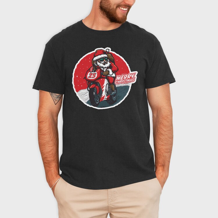 Santa Speedster, Tricou Barbati (Unisex)