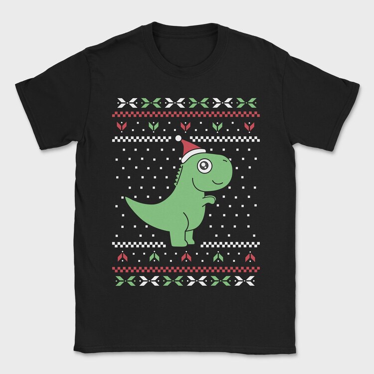 Trex Ugly Sweater, Tricou Barbati (Unisex)
