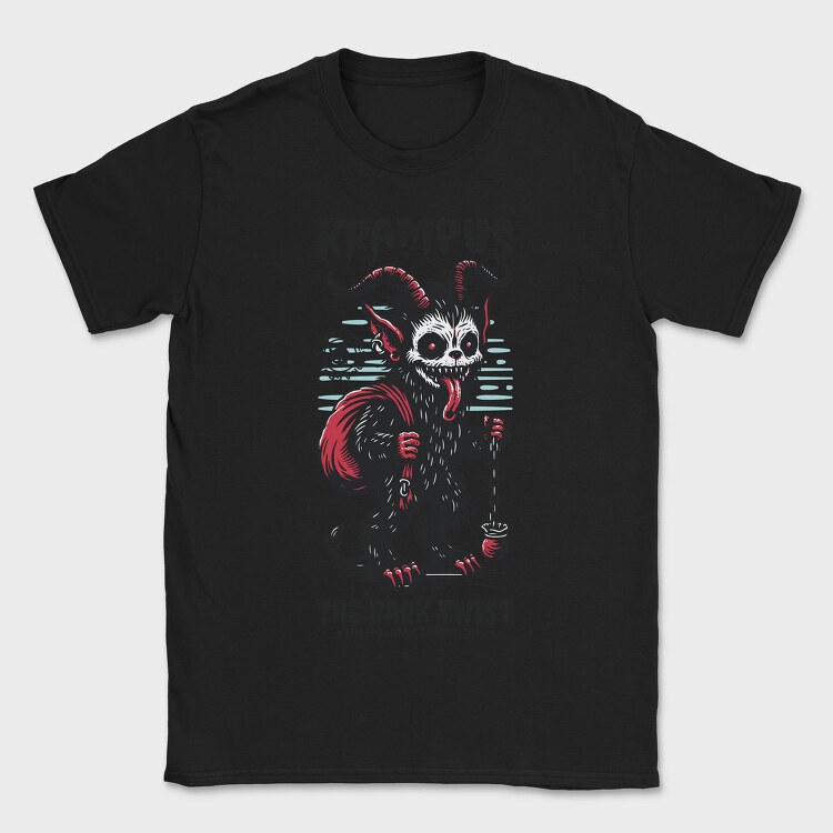 Trend the Dark Twist Krampus, Tricou Barbati (Unisex)