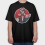 Santa Speedster, Tricou Oversize Barbati (Unisex)