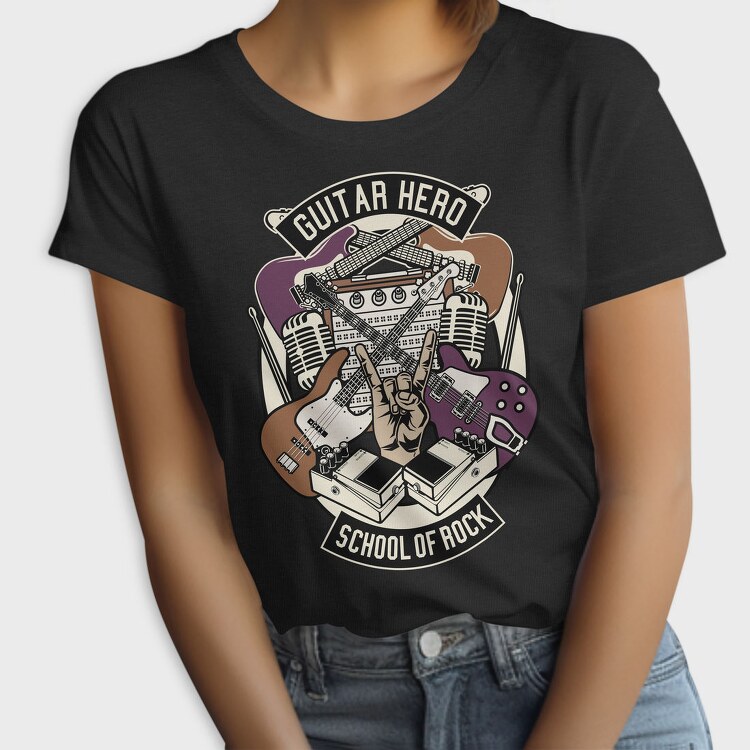 Guitar Hero School Of Rock, Tricou Femei