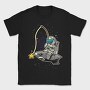 Astronaut Shark Space, Tricou Barbati (Unisex)