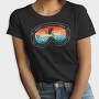 Sunset Ski Goggles, Tricou Femei