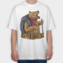 Bear Adventure Hike, Tricou Oversize Barbati (Unisex)
