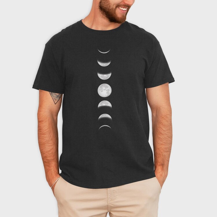 Moonphases, Tricou Barbati (Unisex)