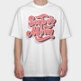 Super Mom Typography, Tricou Oversize Barbati (Unisex)