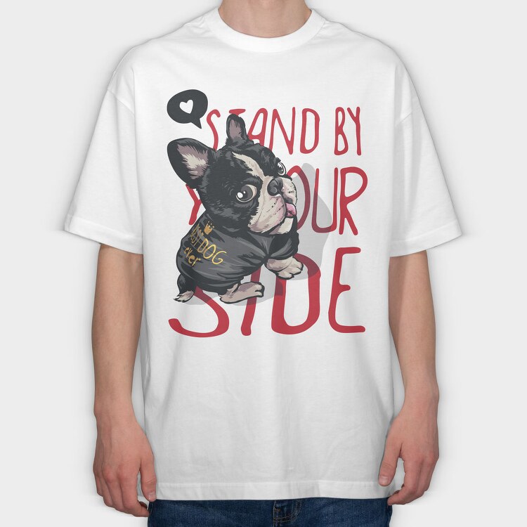 Best Dog Ever, Tricou Oversize Barbati (Unisex)