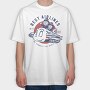 Best Airlines Kyoto, Tricou Oversize Barbati (Unisex)