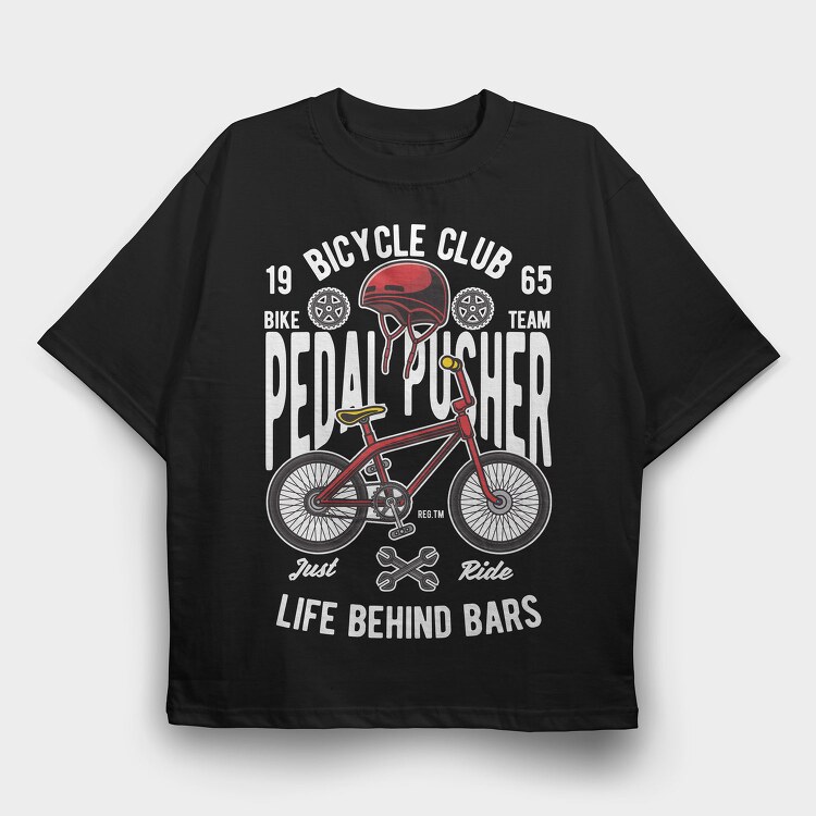 Bmx Gear Wrench, Tricou Oversize Barbati (Unisex)