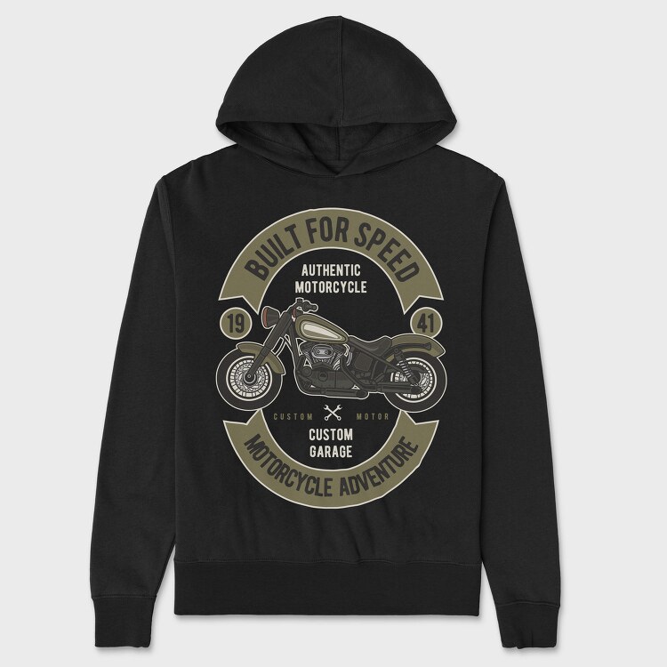 Built For Speed Adventure, Hanorac Oversize Barbati (Unisex)
