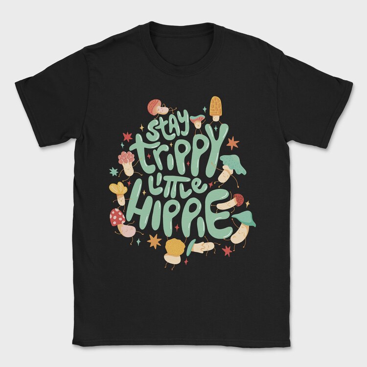 Trippy Hippie, Tricou Barbati (Unisex)