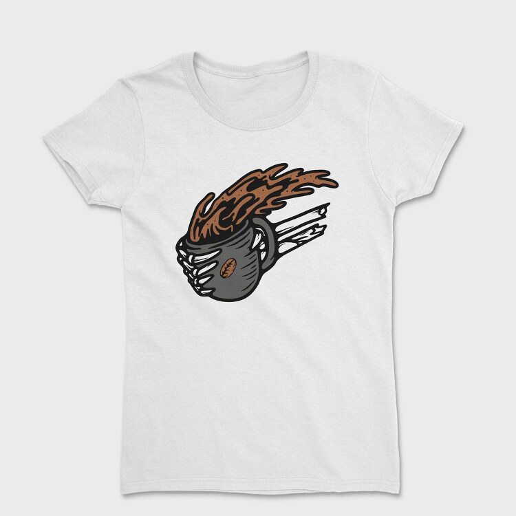 Burning Coffee Cup, Tricou Femei