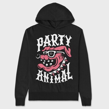 Pink Splash Vibes, Hanorac Oversize Barbati (Unisex)