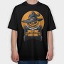 Halloween Witch Skull, Tricou Oversize Barbati (Unisex)