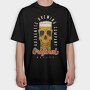Beer Skull Original, Tricou Oversize Barbati (Unisex)