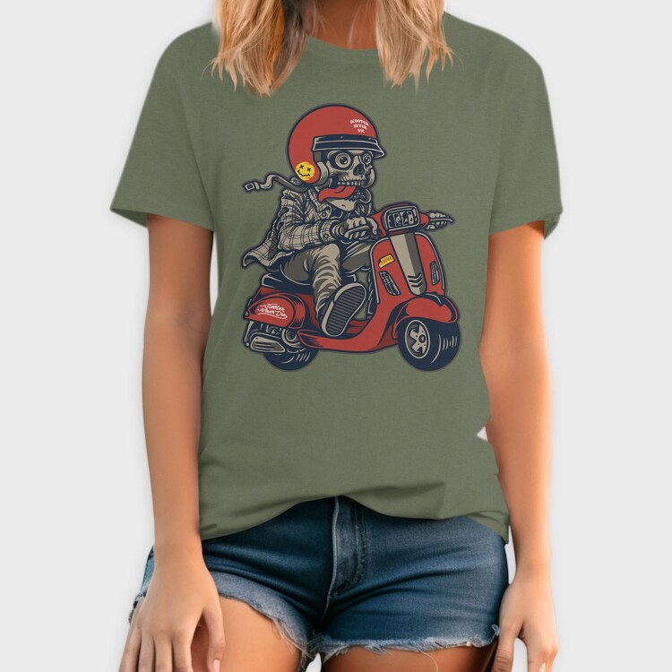 Scooter Never Die, Tricou Barbati (Unisex)